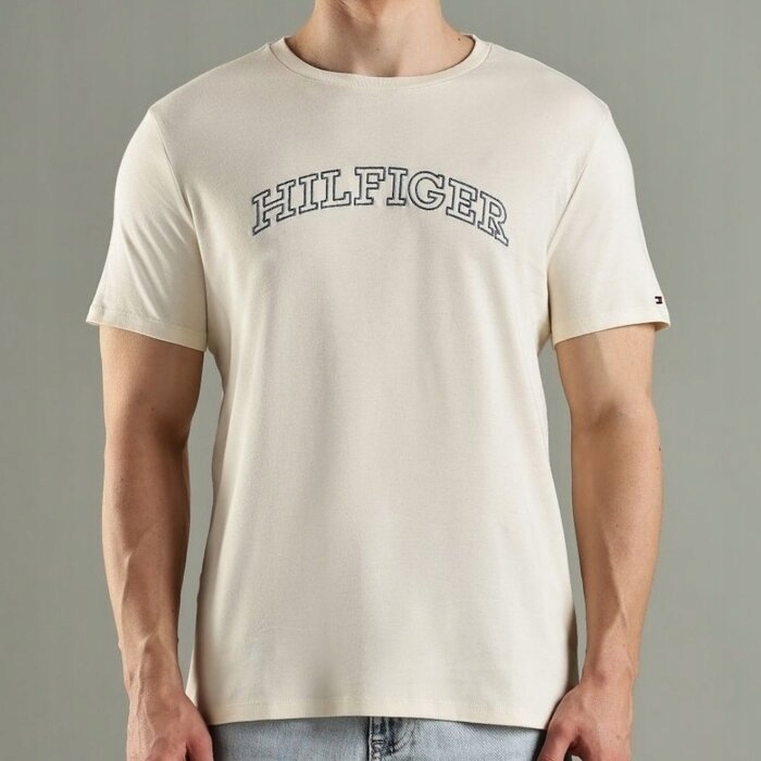 Tričko Tommy Hilfiger bavlněné béžové pánské L (nové)