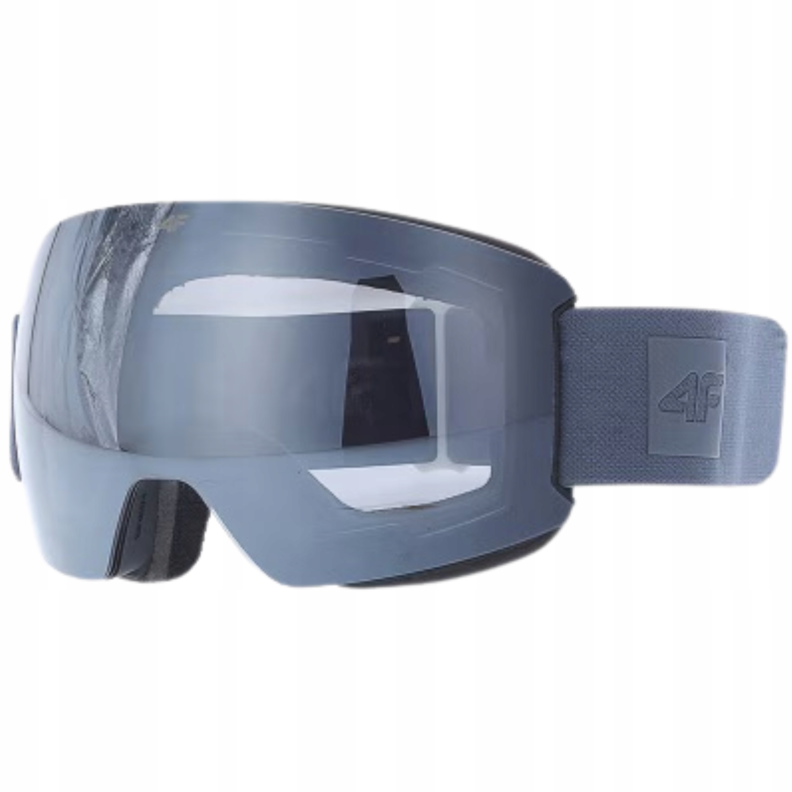 Okulary Narciarskie Z Powłoką Lustrzaną 4F Gogle Przeciwmgielne Etui