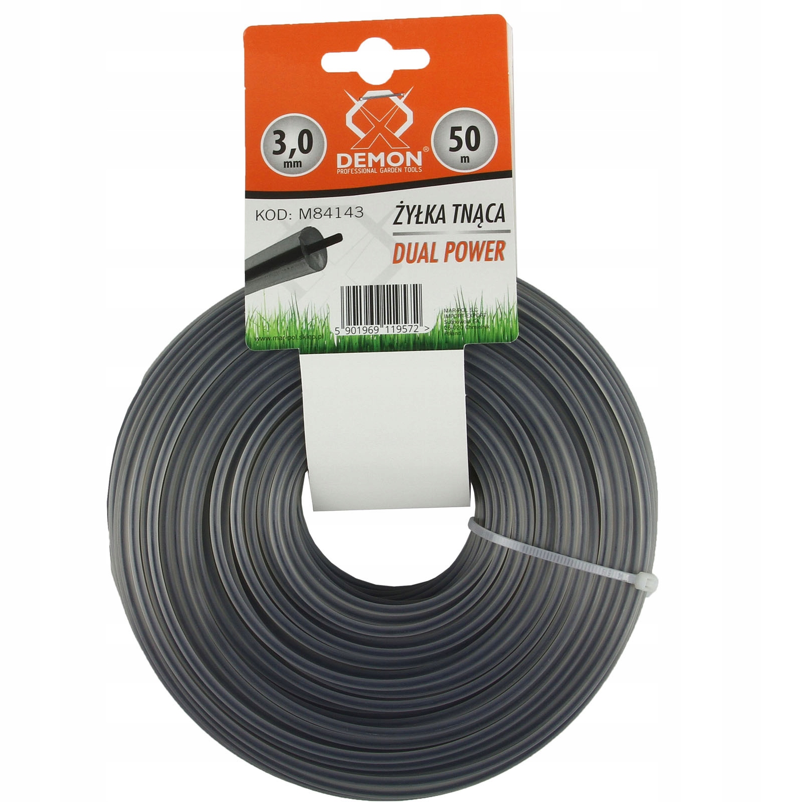 

Żyłka Tnąca Do Kosy 3.0mm*50M Okrągła Zbrojona
