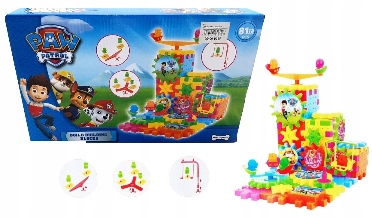 

Pawpatrol Kreatywne Klocki Konstrukcyjne Kostka