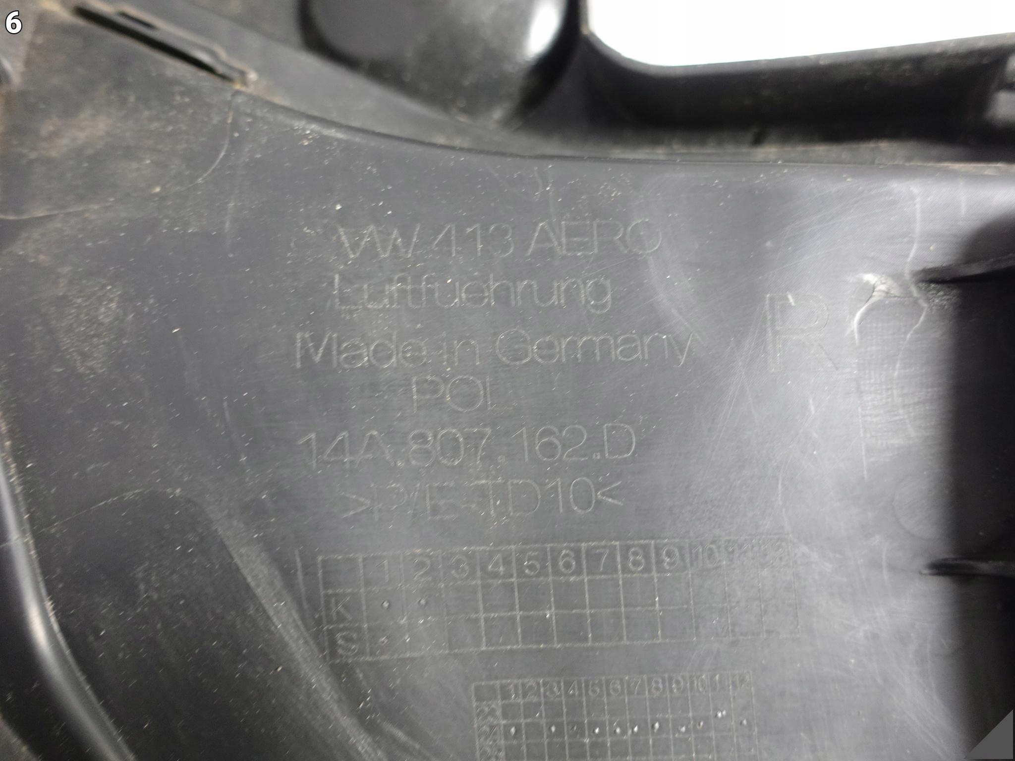 VW ID7 ID.7 14A 23- support holder console W bumper front right