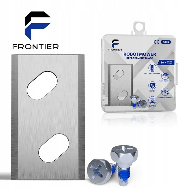 24x Ostrza do Robota Koszącego Robomow Rk, Cub Cadet ze Stali Nierdzewnej