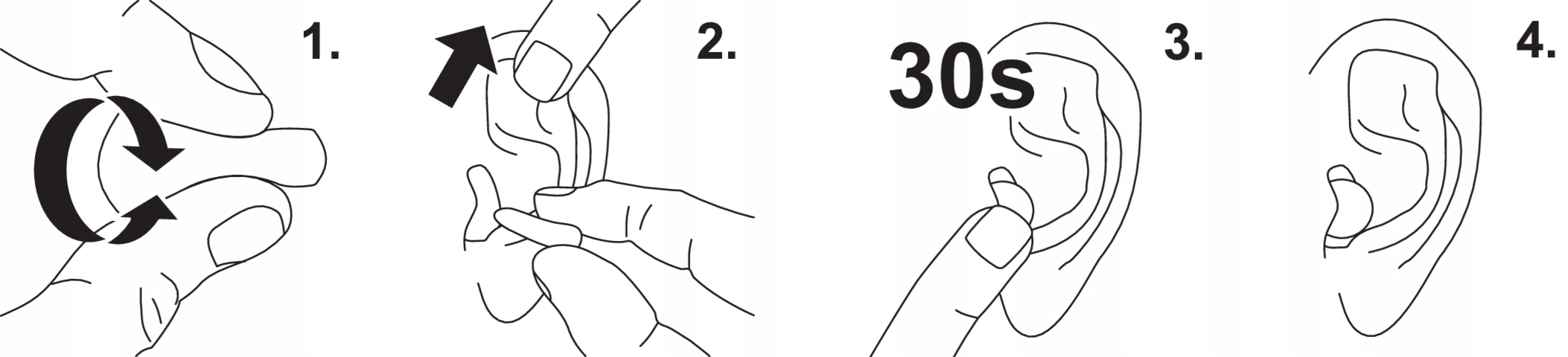 YATO ZATYCZKI DO USZU Z PIANKI STOPERY 38dB 500szt Typ wkładki, zatyczki douszne