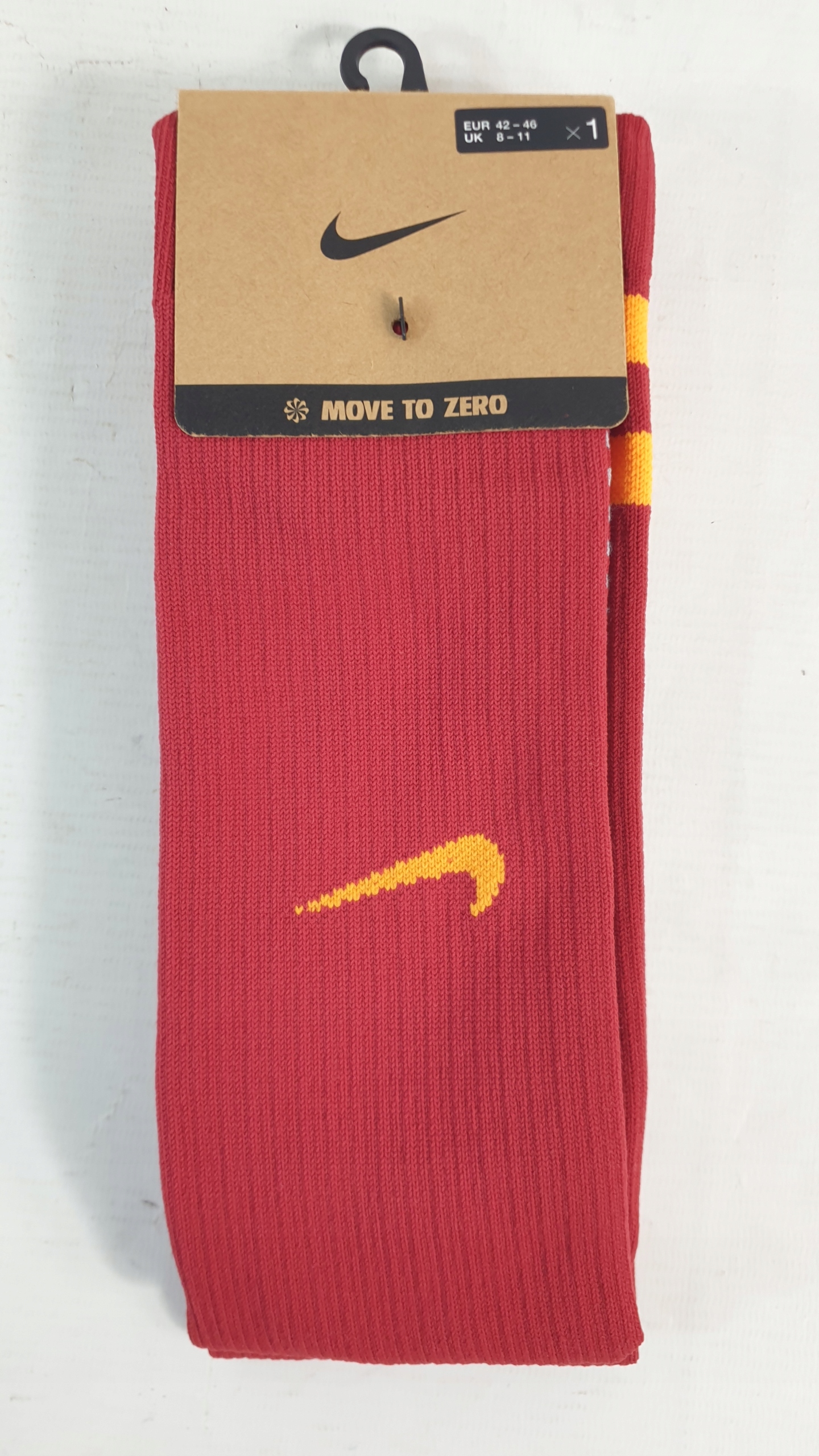 Ponožky podkolenky Nike 42-46 červená Vínová 2-BALENÍ