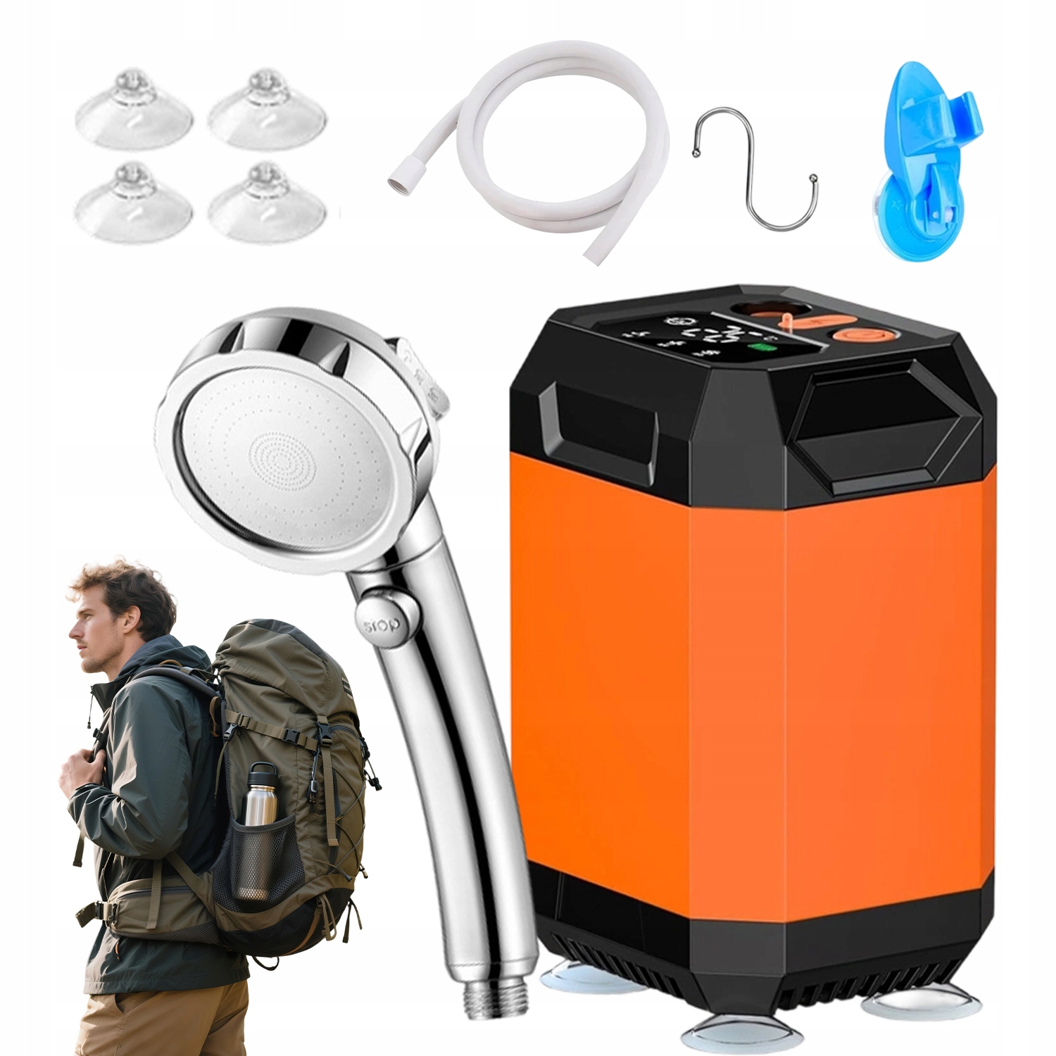 Prysznic Prysznica Na Baterię Usb Do Użytku Na Zewnątrz 5400 Mah