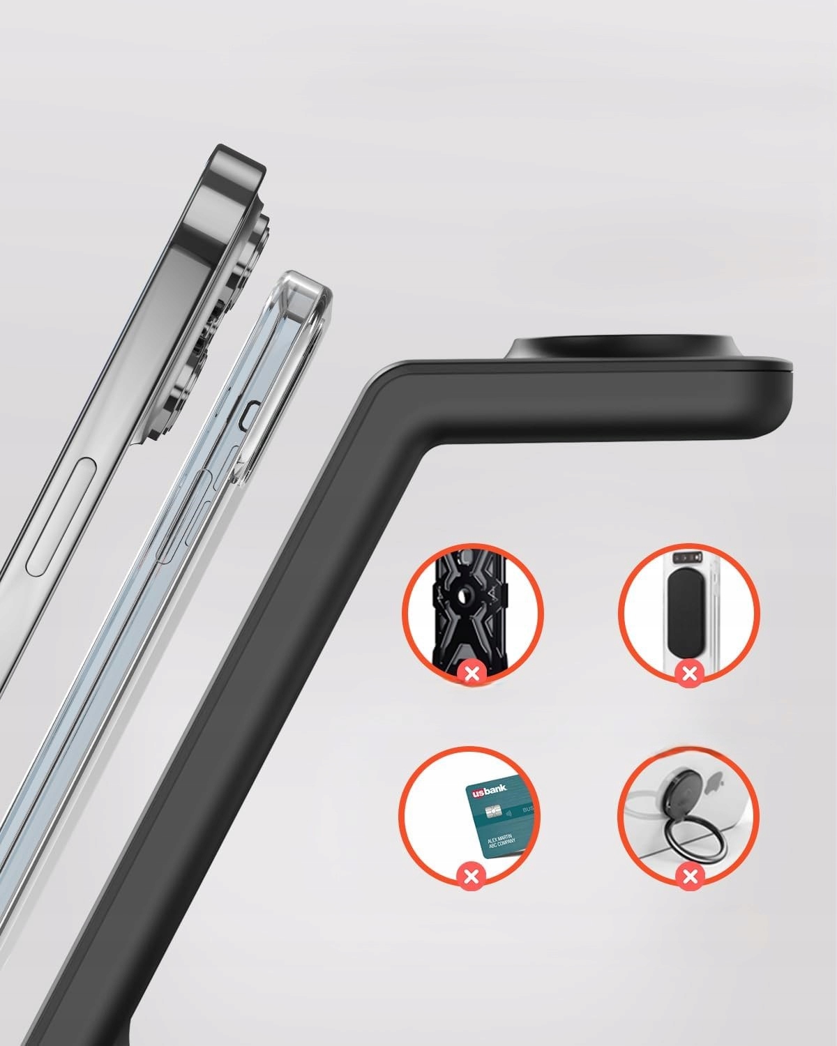 GEEKERA Ładowarka Bezprzewodowa 3w1 iPhone Apple Watch AirPods Biała — miniatura 8