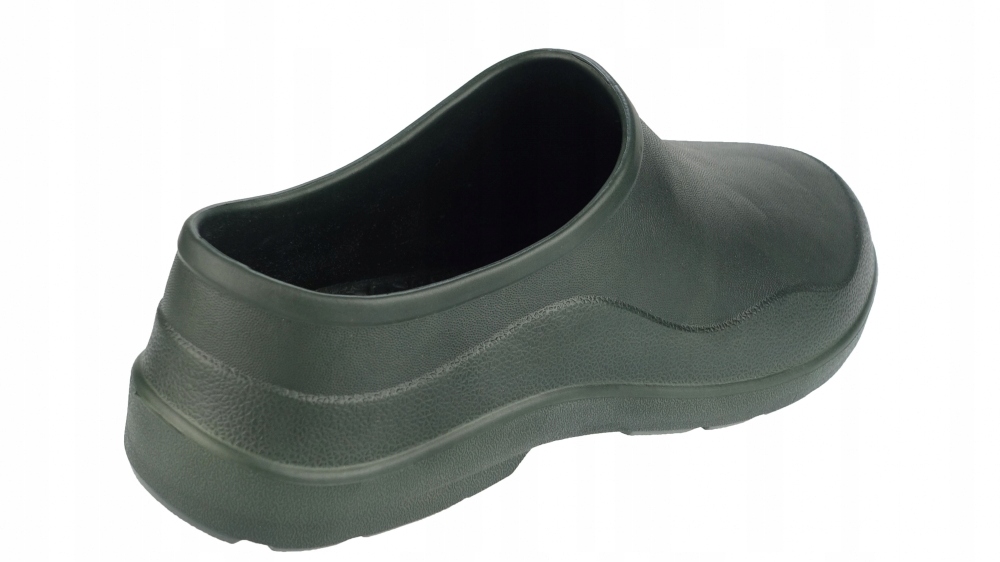 KALOSZE MĘSKIE OGRODOWE PIANKOWE LEKKIE KLAPKI EVA Kolor zielony