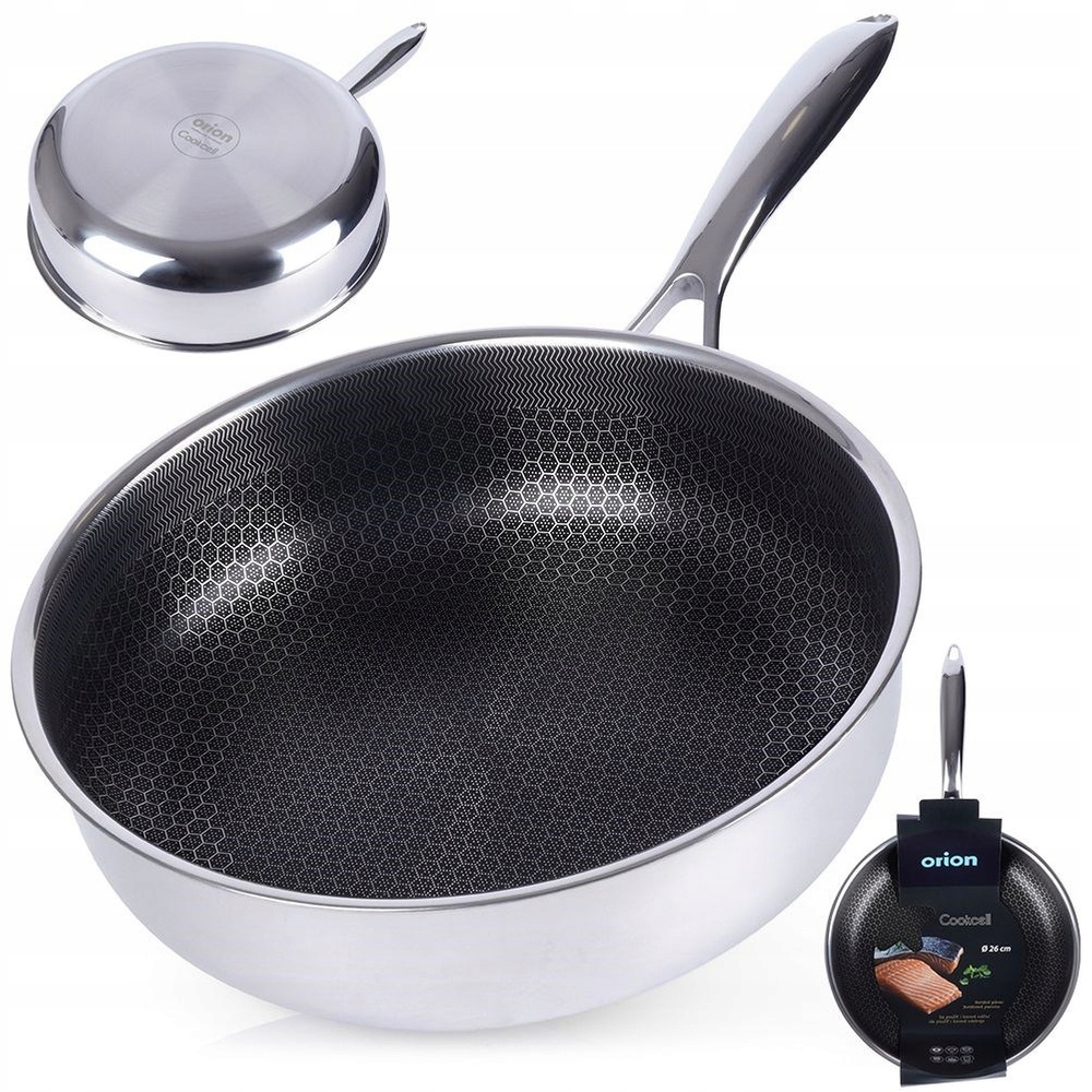 Panvica Orion oceľová nepriľnavá hlboká veľká Cookcell Hybryd 26 cm