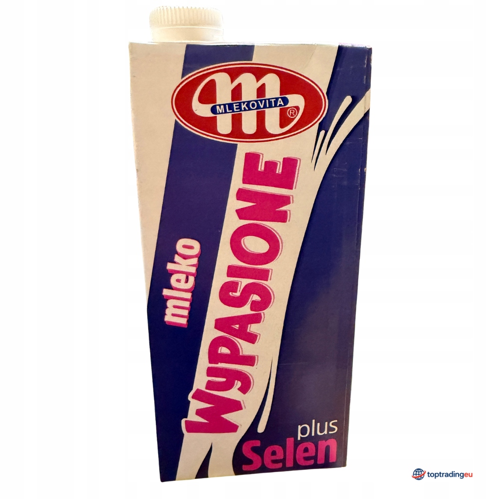 Levně Mlekovita Vypasené mléko Plus Selen 1L 3,2% Uht Karton 12 ks