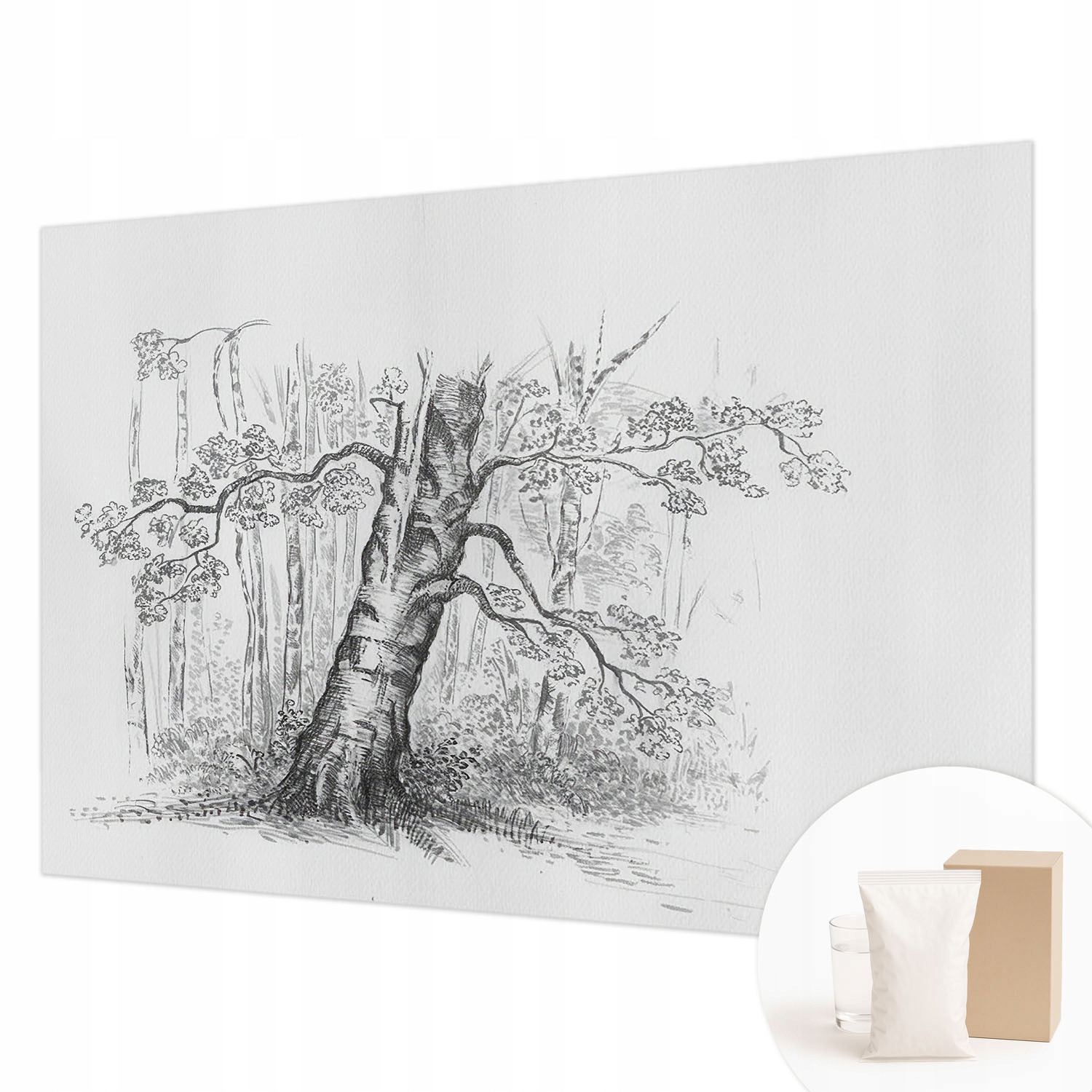 Flizelinová fototapeta do dětského pokoje lepidlo Lesní strom 208 x 146 cm