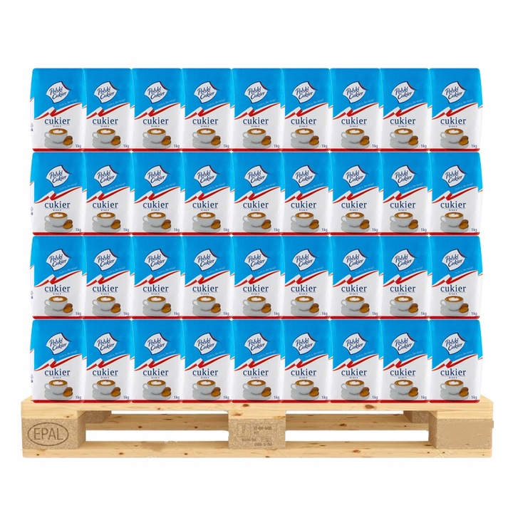 Polski Cukier Cukier biały 1 kg x 960 sztuk Paleta
