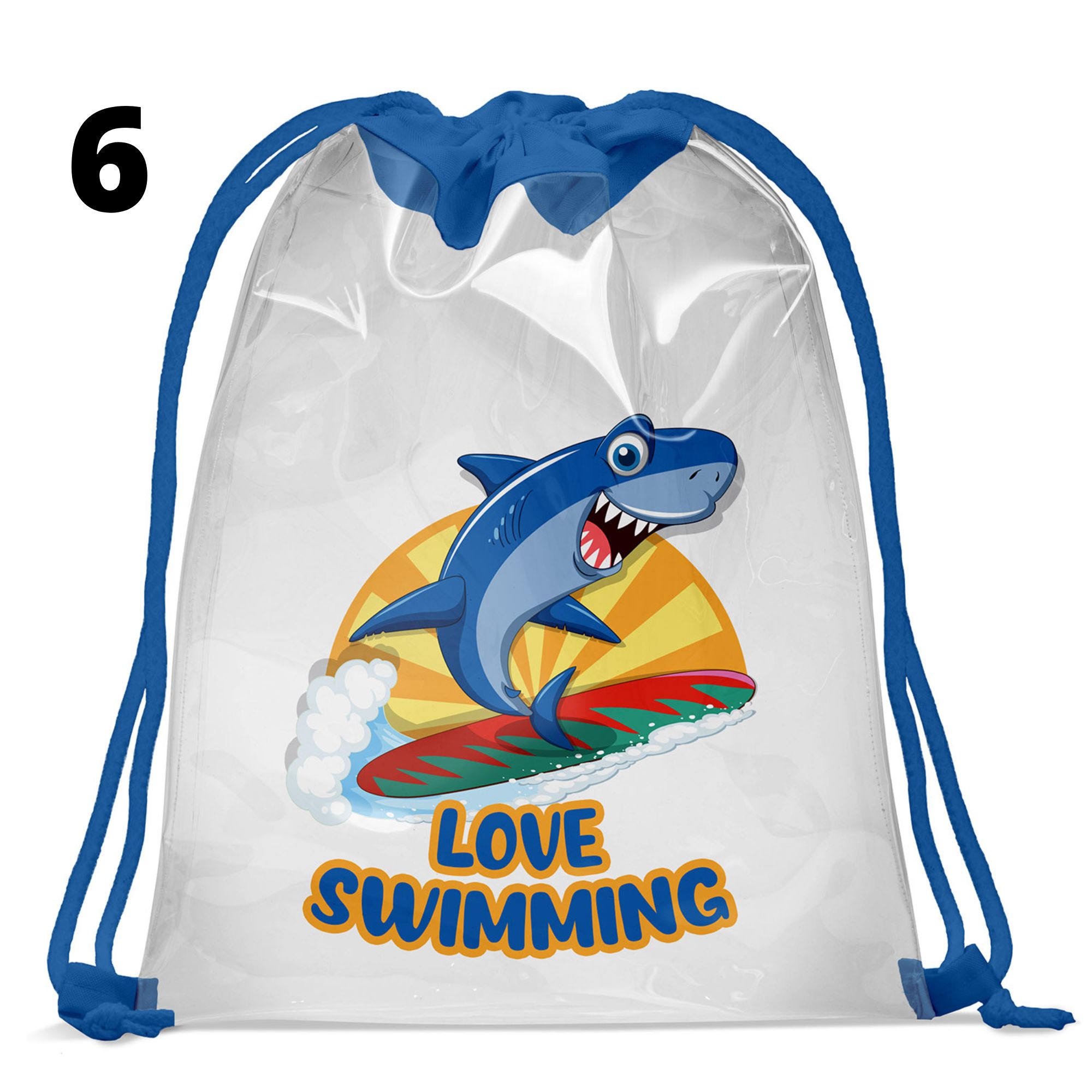 Worek Torba Plecak na Basen Przezroczysty Imię Szerokość produktu 32 cm