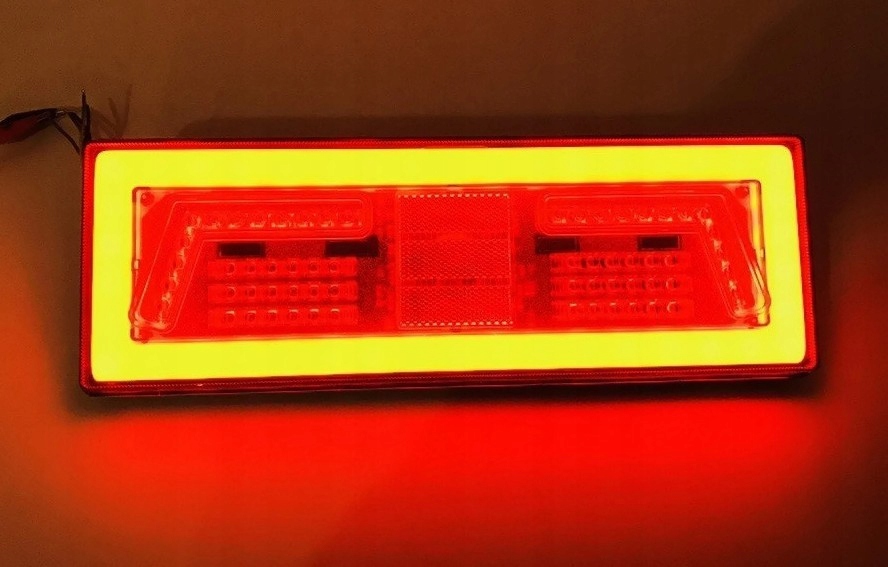 LAMPA LED TYLNA ZESPOLONA NEON NACZEPA 12V 24V L Producent części Inny