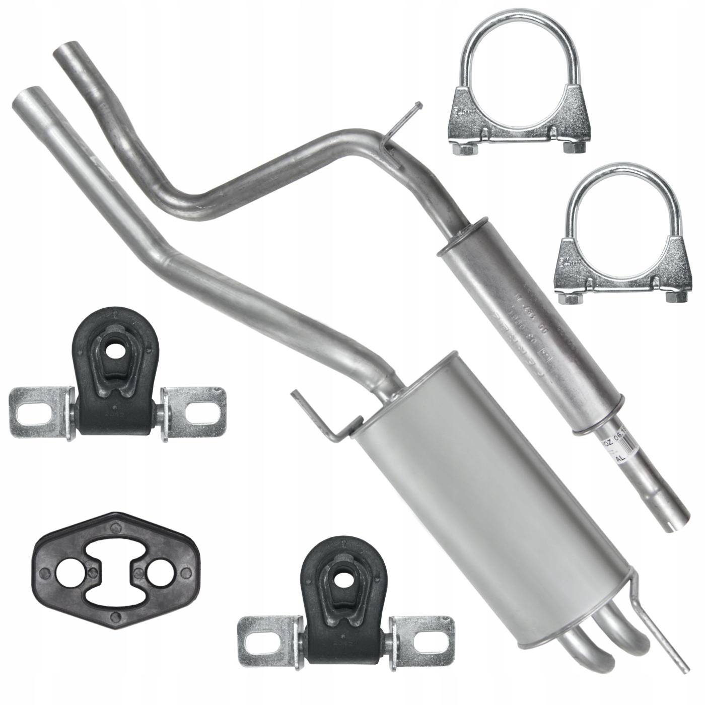 Комплект глушника VW Caddy 95-04 II 2 1.7 1.9 SDI TDI