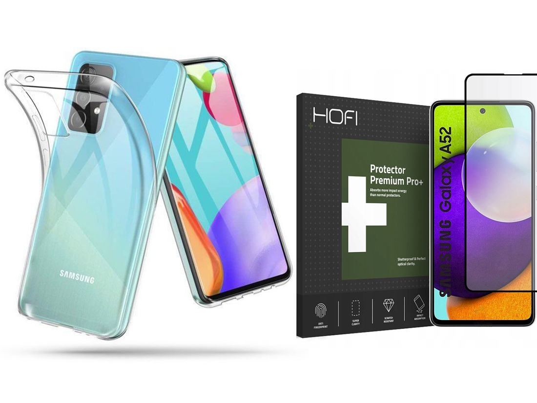 

Etui Slim Obudowa Case Do Galaxy A52 +pełne Szkło