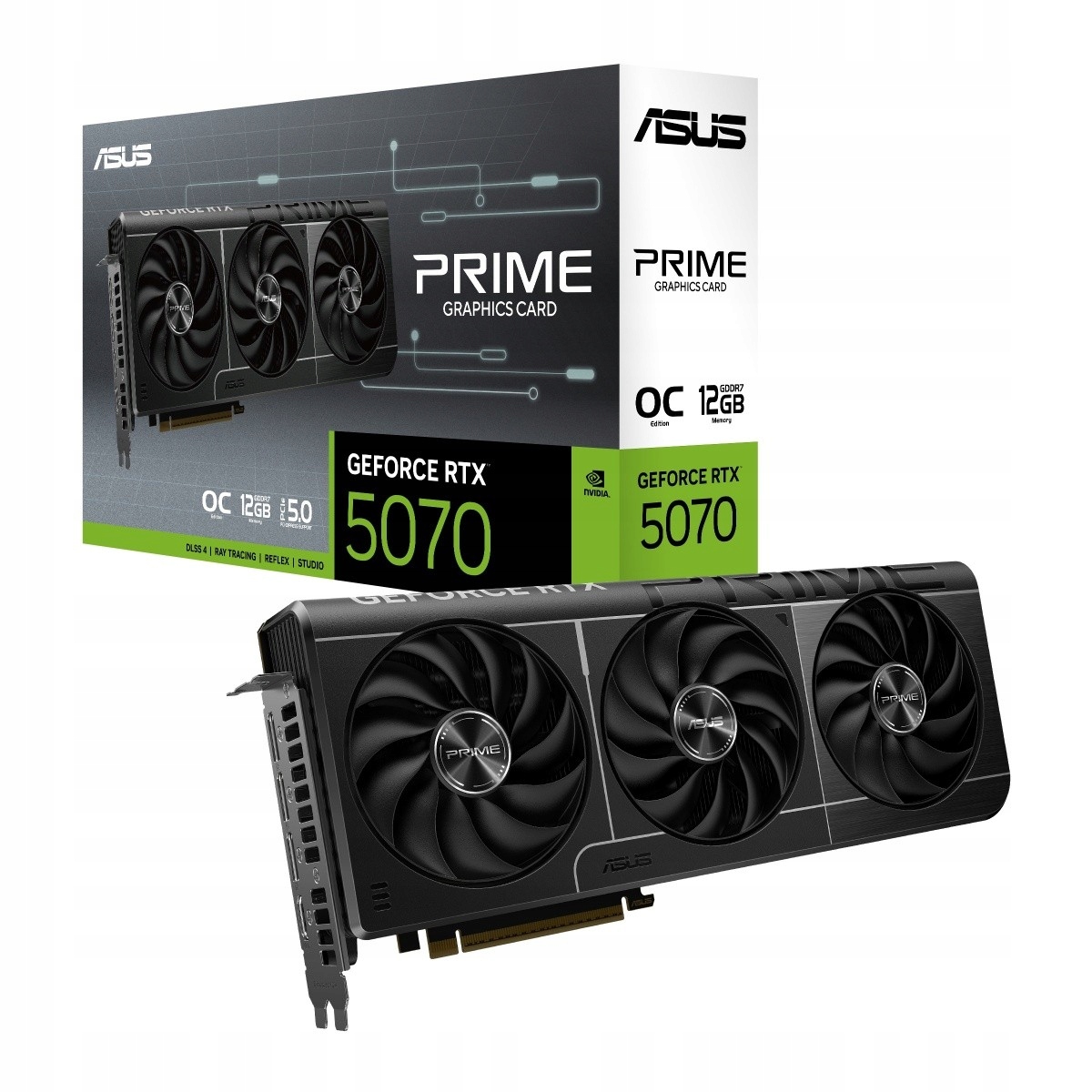 Asus Karta graficzna GeForce Rtx 5070 Oc PRIME-RTX5070-O12G