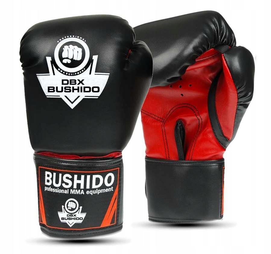 RĘKAWICE BOKSERSKIE SPARINGOWE TRENINGOWE BOKS KICKBOXING DBX BUSHIDO 12oz