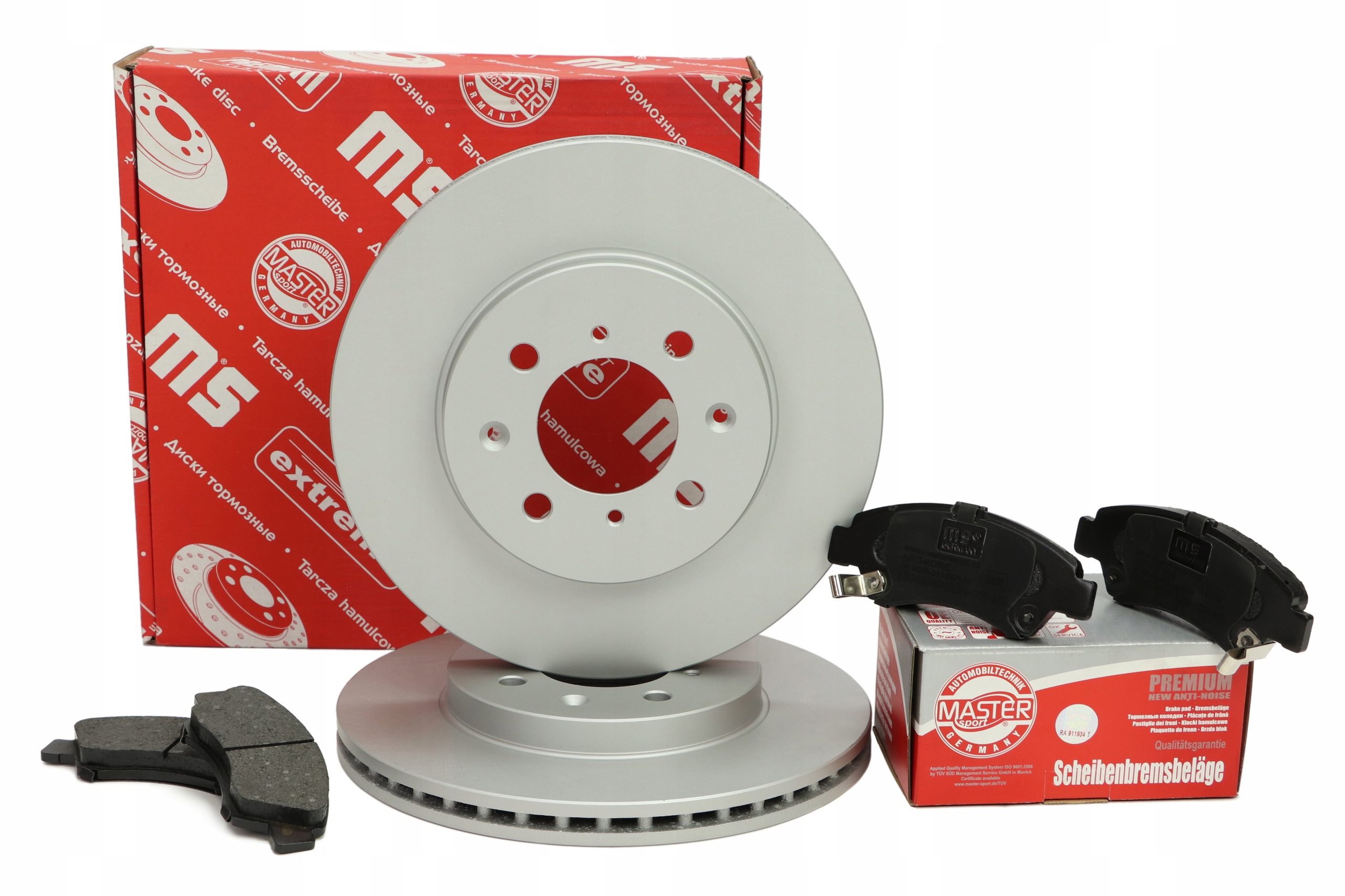 Kotouče Přední destičky Honda Jazz II 2 (gd_, GE3, GE2) Master Sport 258 mm