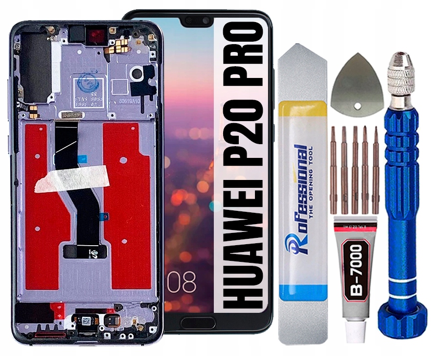 Huawei P20 Pro CLT-L09 LCD displej Rámeček