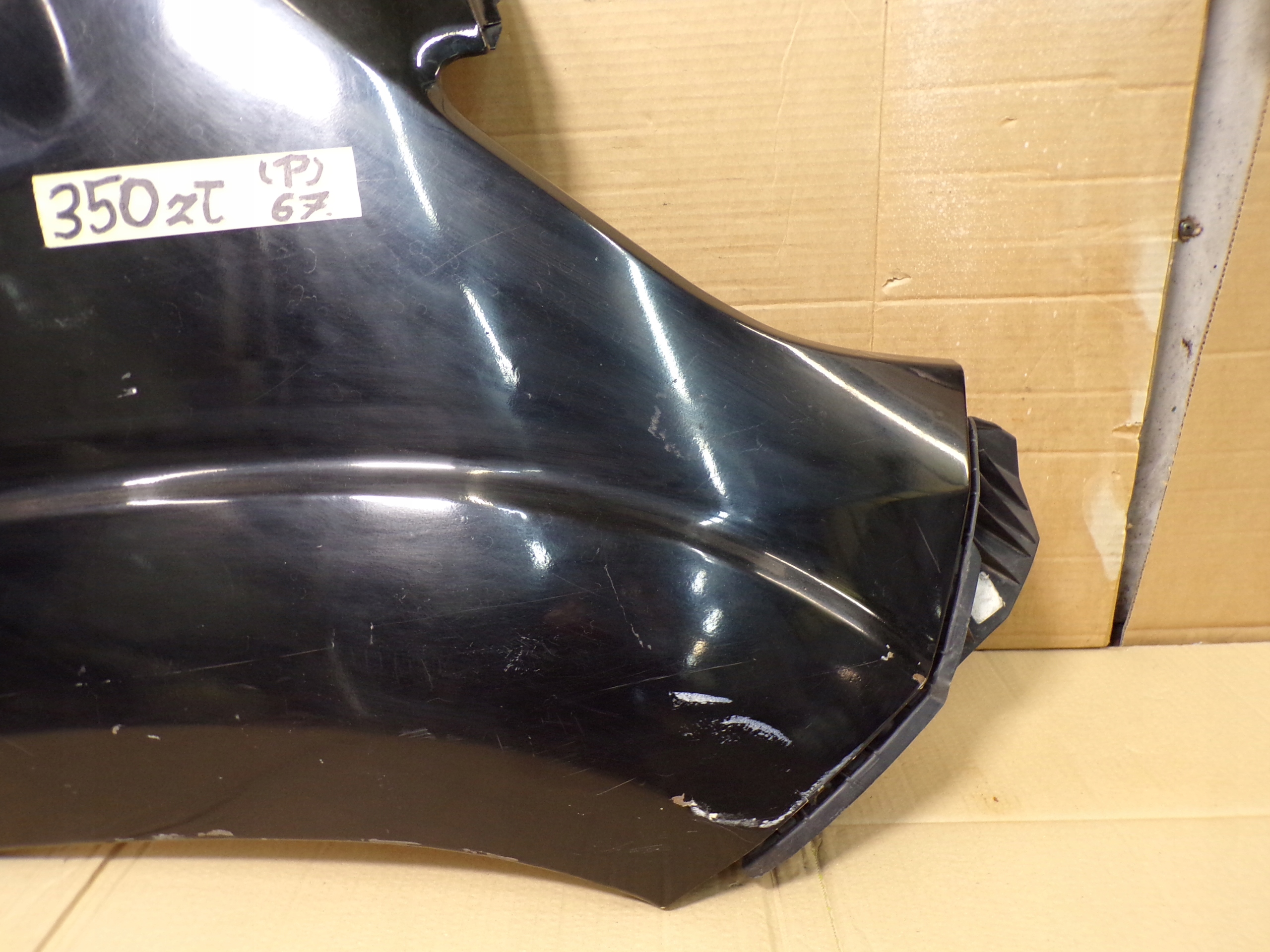 DUCATO BOXER JUMPER Lift 14- fender front front right black akryl