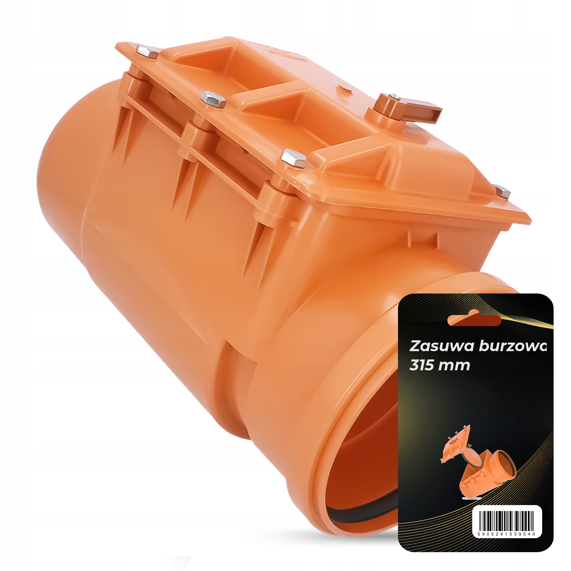 Jednoklapová protizáplavová búrková závora 315 mm