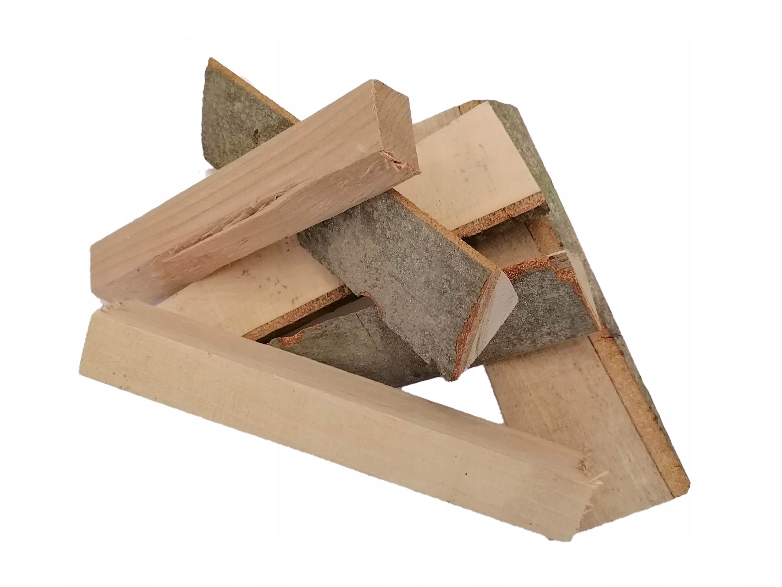 Gruba rozpałka drewno super opał suche MIX 30 kg Waga produktu z opakowaniem jednostkowym 30 kg