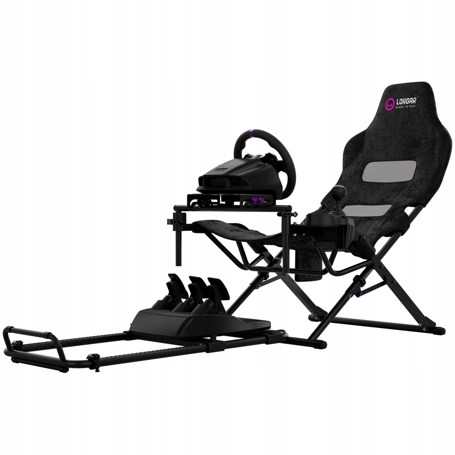 LORGAR Kokpit Sim Racing Flex RAF1, Czarny — 5