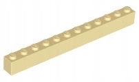 

Lego 6112 Klocek 1x12 piaskowy tan Nowy (5g)