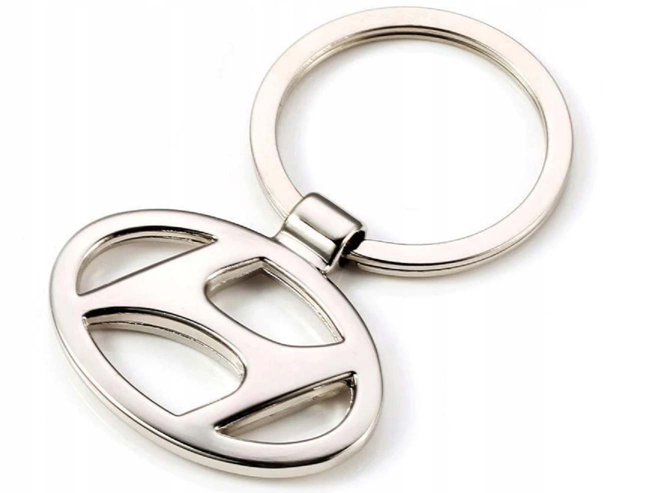 BRELOK DO KLUCZY AUTA HYUNDAI BRELOCZEK CHROM