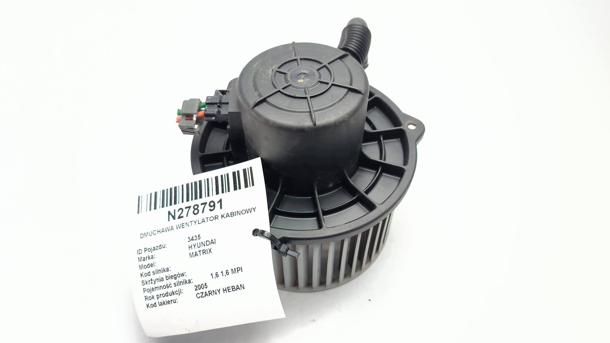 heating fan cab F00S330021 HYUNDAI MATRIX