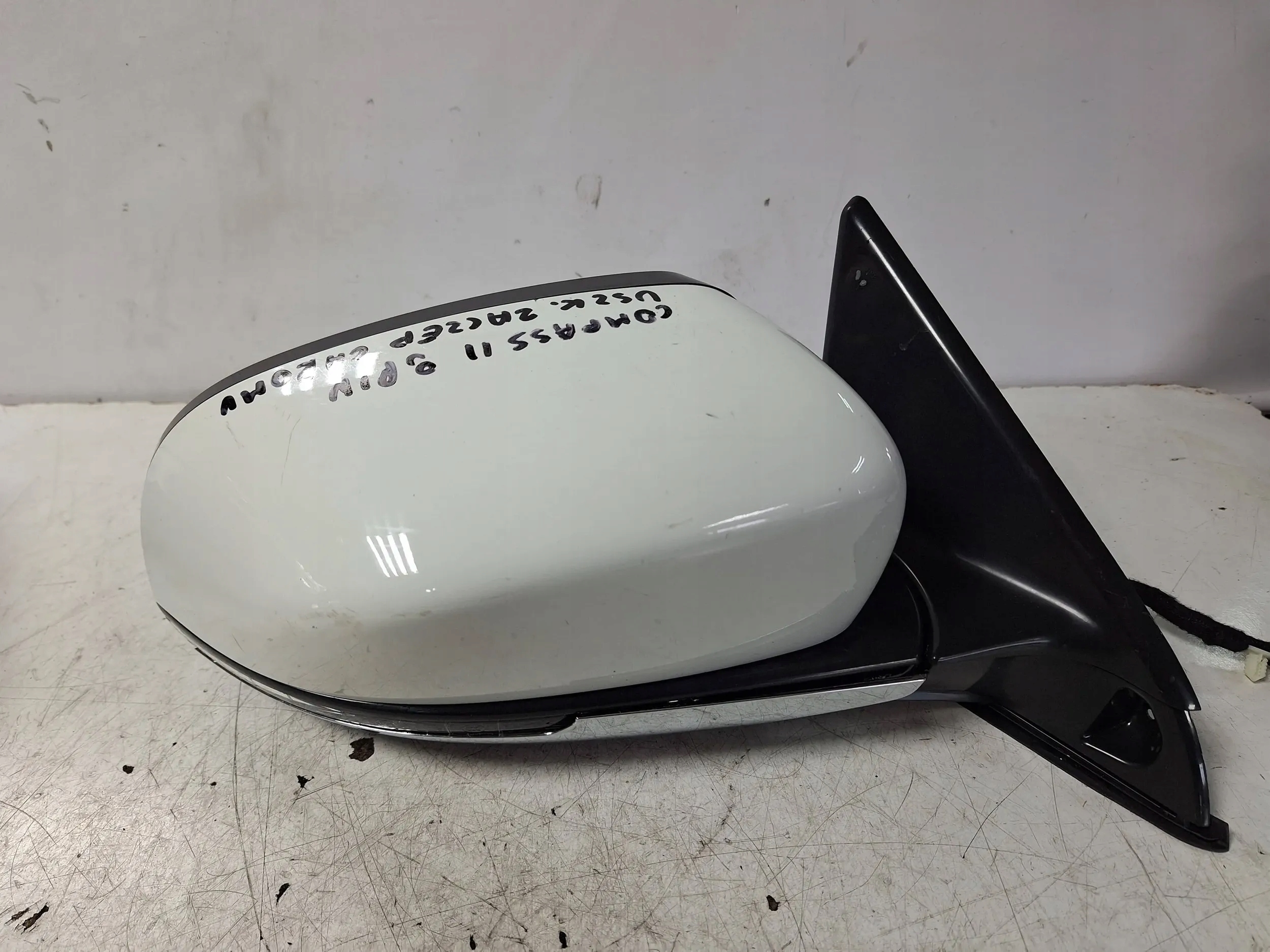 mirror right Jeep Compass II 17- 9PIN EU