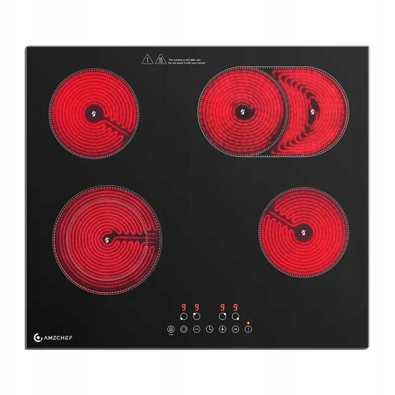Keramická deska Amzchef CE-T-72CB4xyP200-LBHA 4 pole