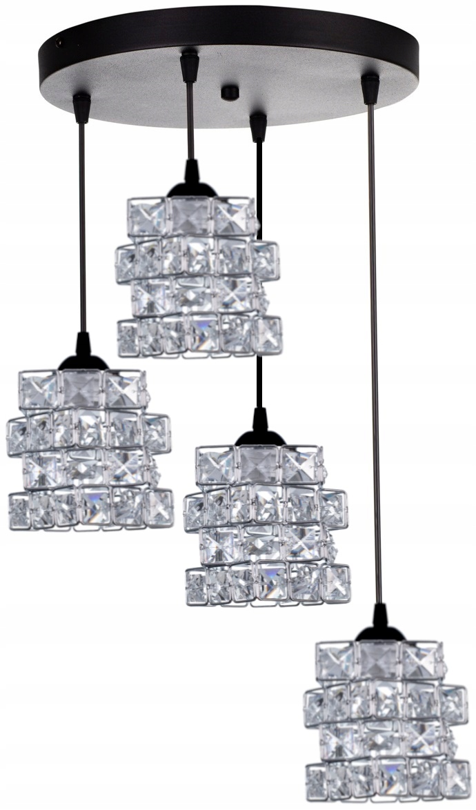 

Lampa Wisząca Plafon Sufitowa Żyrandol Kryształki