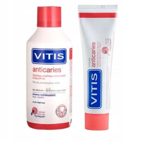 SADA VITIS ANTICARIES PASTA 100ml + TEKUTINA 500ml