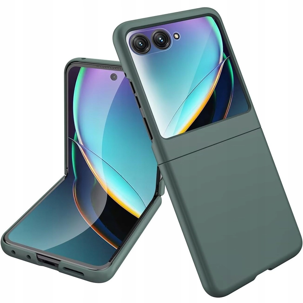 Etui do Motorola Razr 60 Ultra, Pc Case, ze szkłem na tylni ekran, obudowa