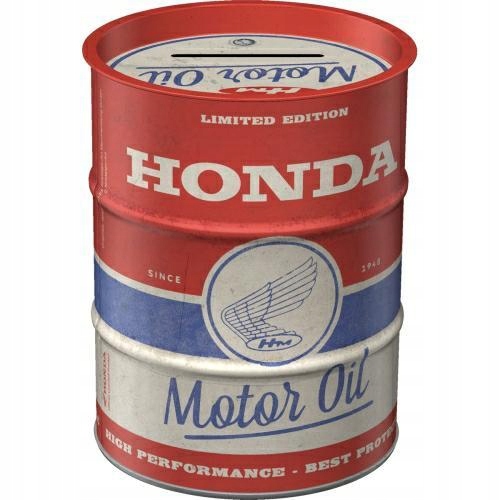 

Skarbonka Metalowa Beczka Puszka Honda