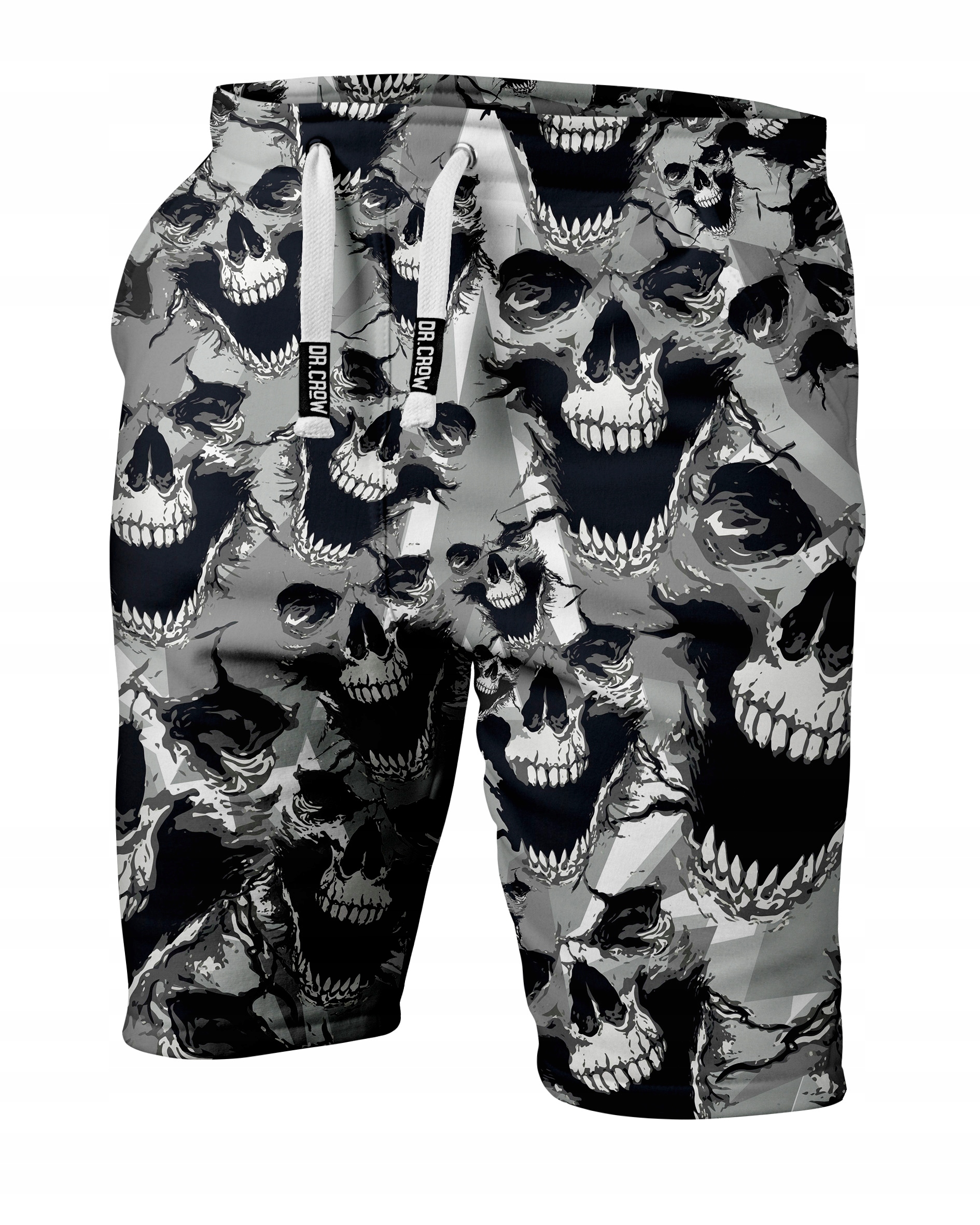 

Krótkie Spodenki Męskie Szorty Print Skull Grey M