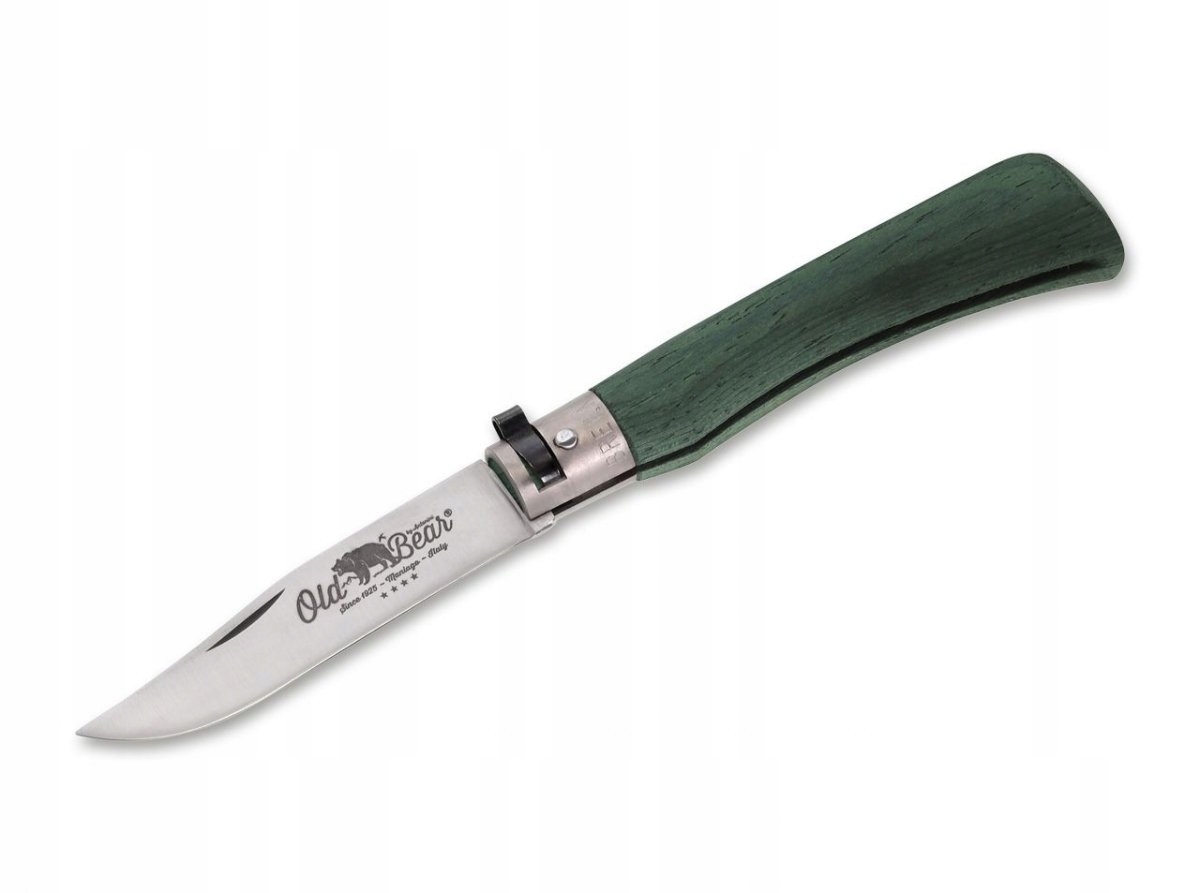 Nůž Old Bear Full Color L Green 420