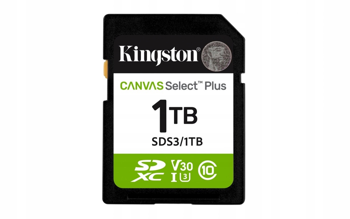 Kingston Paměťová karta Sd 1TB Canvas Select Plus Gen3 150MB/s