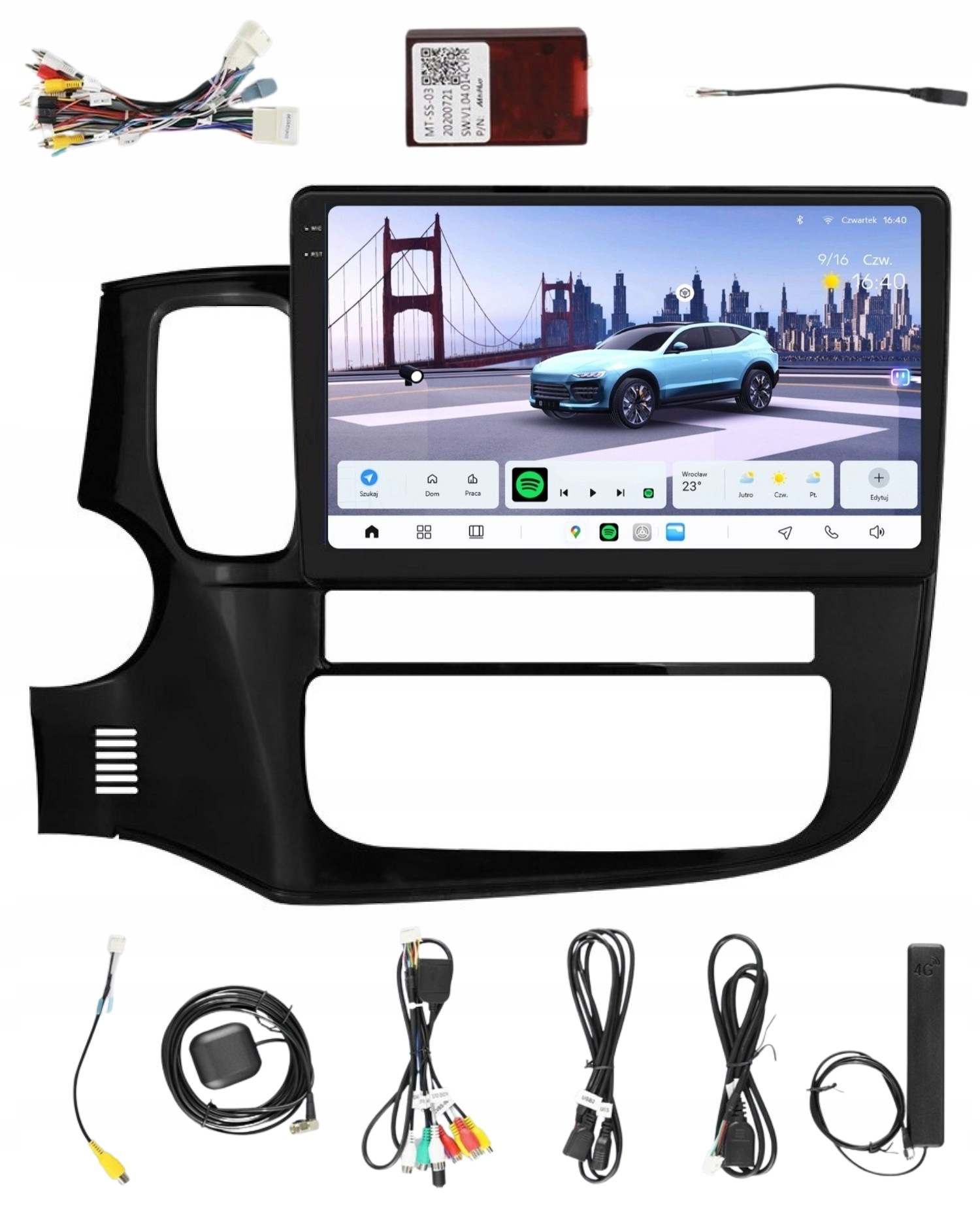 Rádio 2DIN Aura Ai Navigace Android Mitsubishi Outlander 3 8 Gb Lte Dsp