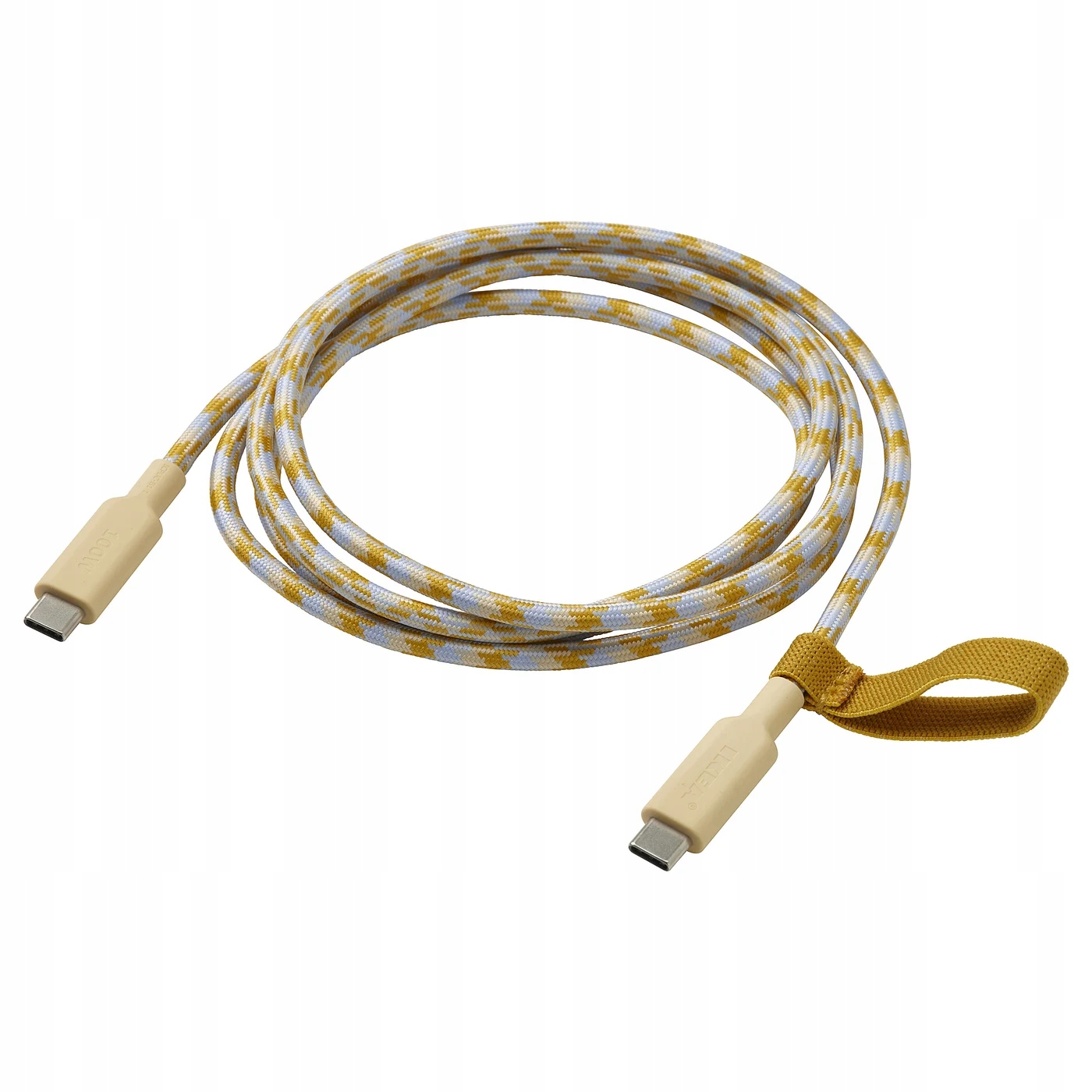 Ikea Rundhult kabel Usb-c na Usb-c 1,5 m 100 W beżowy-niebieski