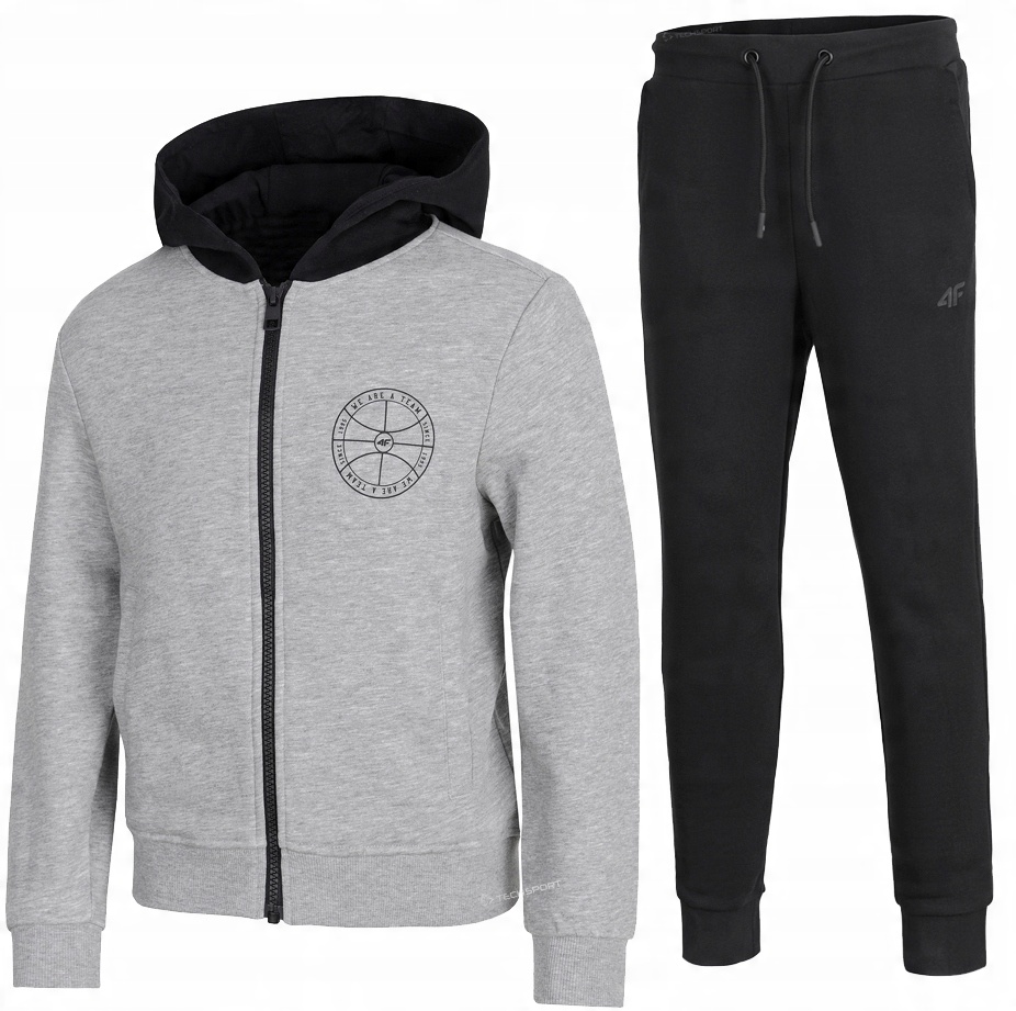 

4F Chłopięcy Dres Komplet Bluza Spodnie 164