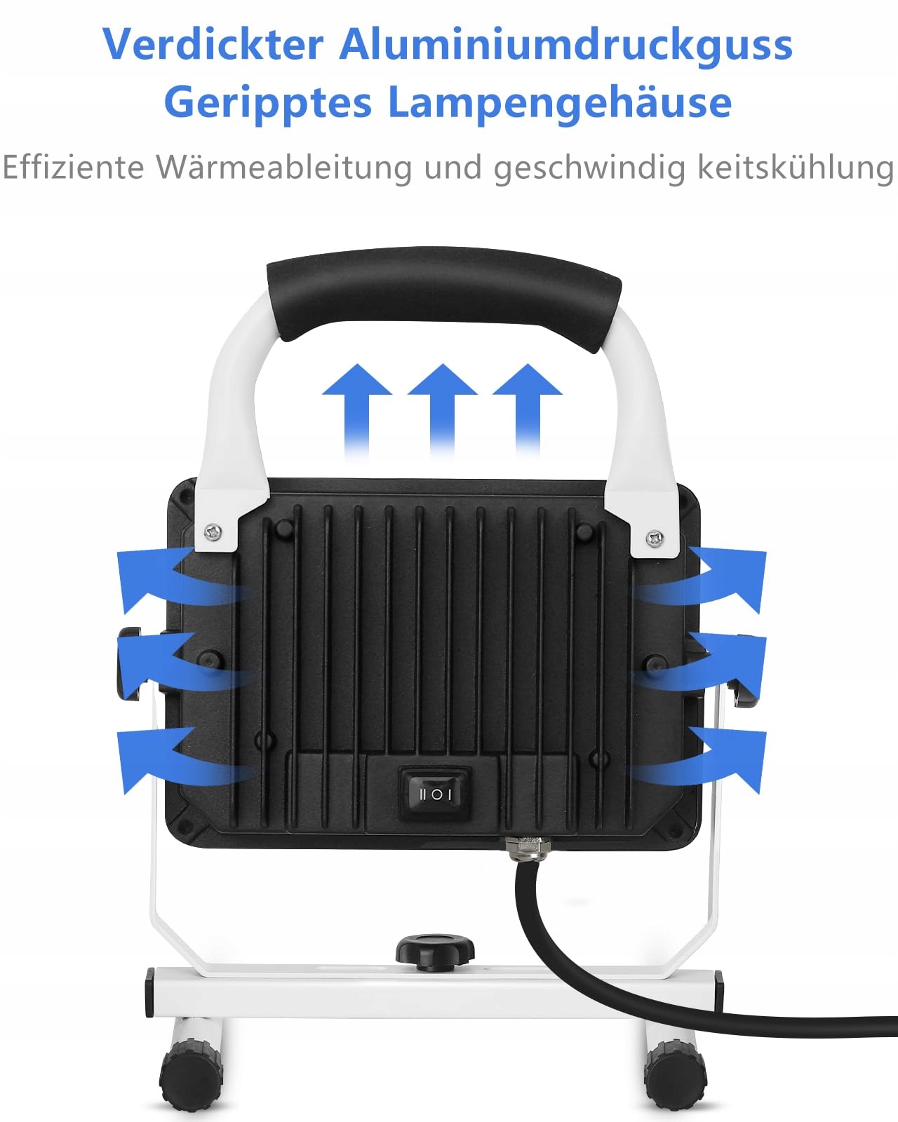 JOYDEER 4000 Lumen LED Lampa Robocza 40W Wodoodporna Z Regulacją — miniatura 3