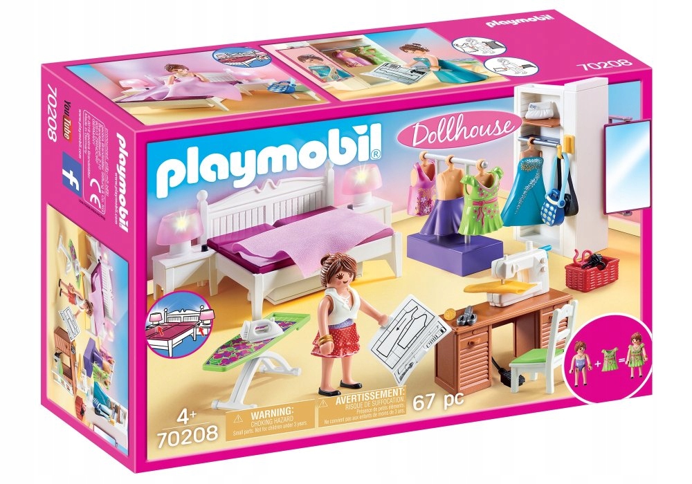 

Playmobil Sypialnia kącik do szycia Meble Światło