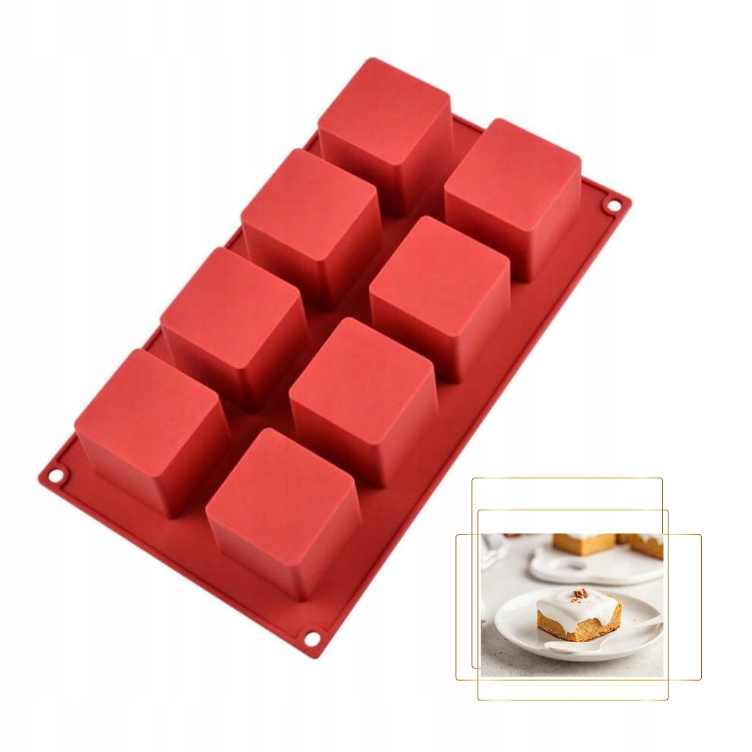 Silikonowa forma do monoporcji KWADRAT monoporcja