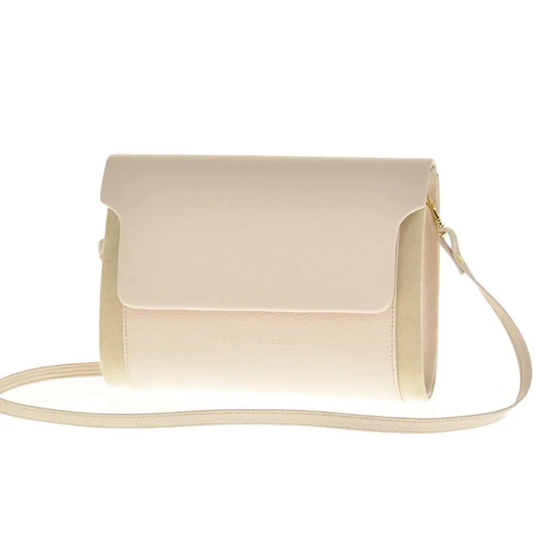 Dámská kabelka psaníčko Laura Biaggi LA-142 béžová/suede