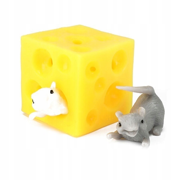 

Rozciągliwy Serek Z Myszkami Squishy Dwie Myszki