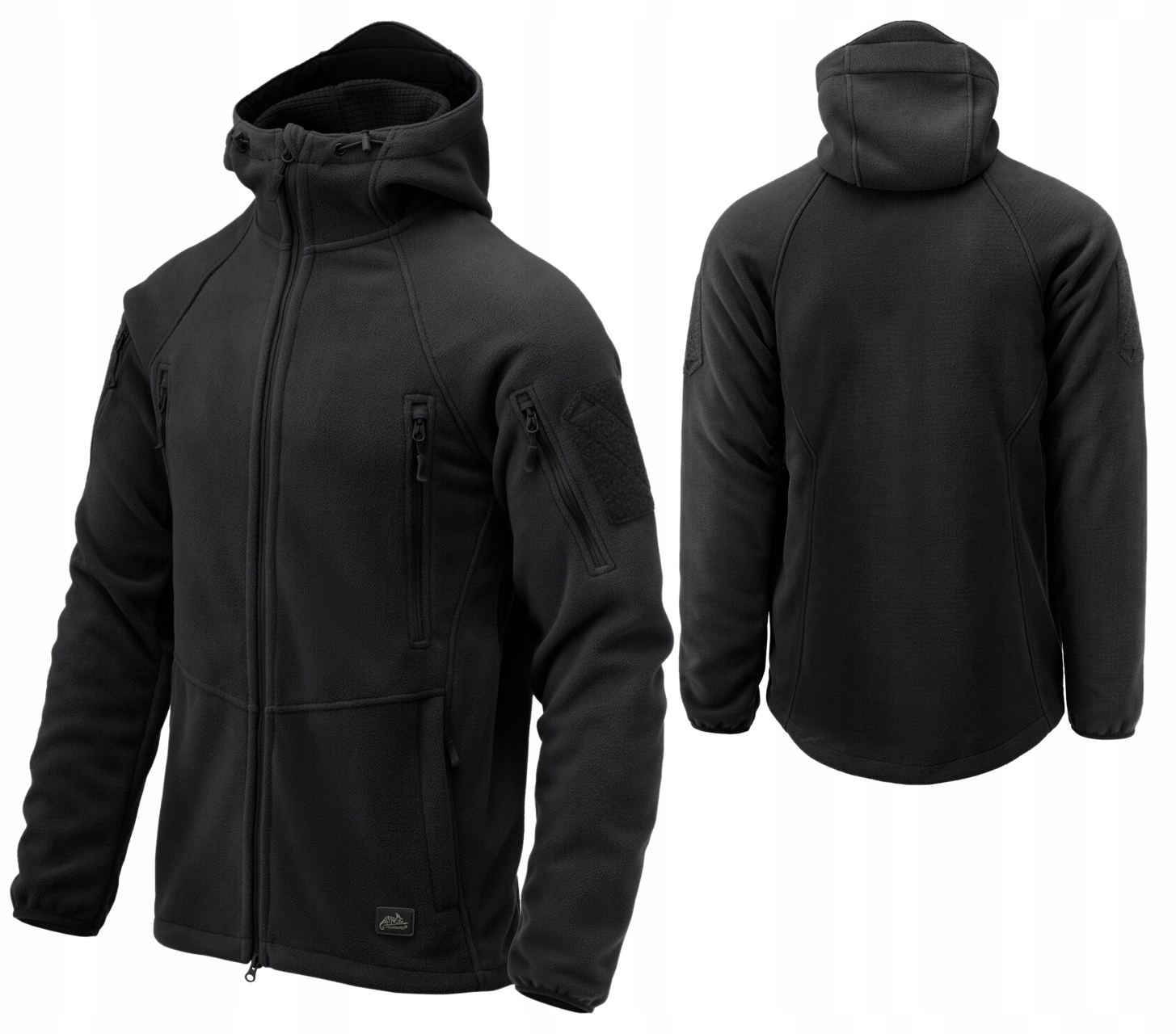 Pánská Mikina Fleecová Mikina Helikon Patriot MK2 Hybrid Fleece Černá M