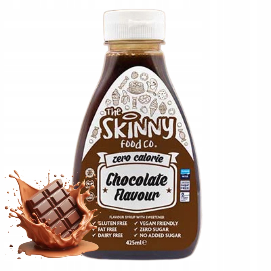 The Skinny Food Co Skinny Syrup 425 ml čokoládový sirup bez kalorií 0 Kcal