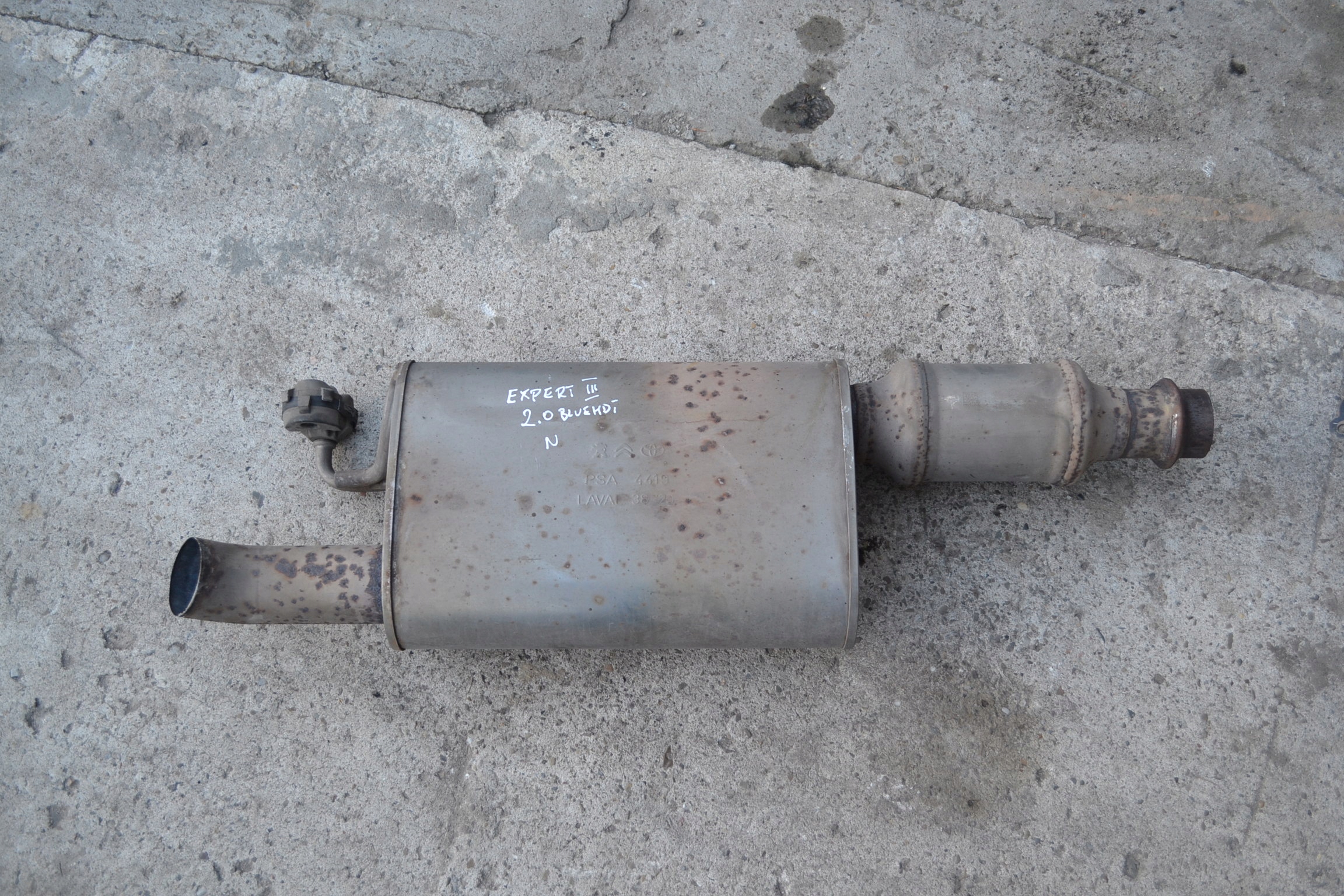 catalyst DPF TLUMIK EXPERT III JUMPY III 2.0 BLUEHDI